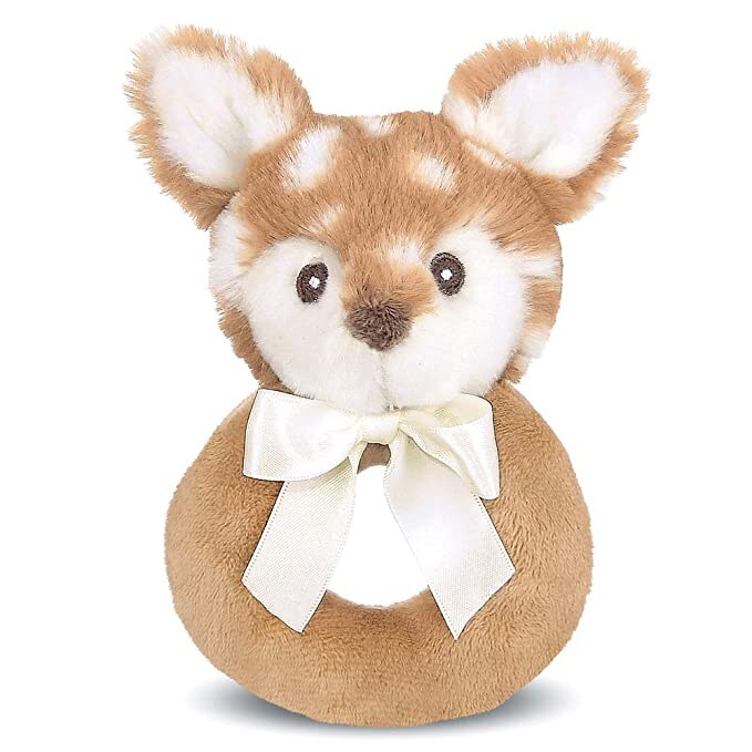 Bearington Plush Baby Rattle
